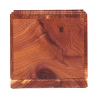 Urne funéraire moderne en bois pour animaux de compagnie, design en bois de haute qualité, matériaux écologiques, couleur marron, pour chat, chien et autres animaux, commémoration de crémation