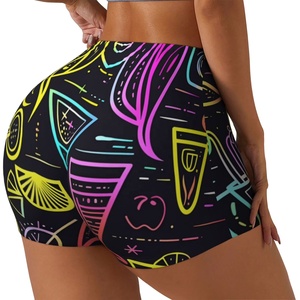 Women Running <b>Tight</b> Shorts Solid Stretch Sports Compression Shorts Custom logo Quick Dry Gym Active Nylon <b>Tight</b> Shorts - Product Image 1