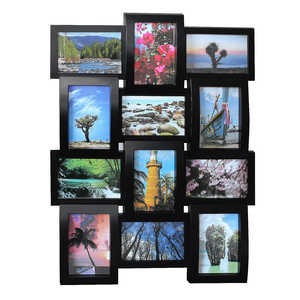 Collage de Marcos de Fotos de Metal Negro para Uso Decorativo - Product Image 1