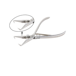 Kit professionnel d'outils pour extensions de cheveux en acier inoxydable avec étui : pinces, ciseaux, aiguilles, crochets et outils à boucles - Product Image 3