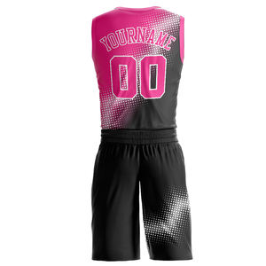 Uniforme de basket-ball personnalisé en sublimation, en spandex/polyester, antibactérien, vêtements d'équipe sportive, uniforme de basket-ball - Product Image 3