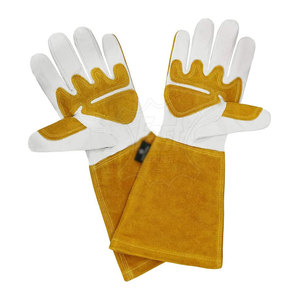 Gants de soudage résistants à la chaleur, en cuir de haute qualité, fabriqués au Pakistan, vente en gros de gants de soudage - Product Image 6