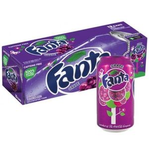 Soda à la Gomme de Raisin Fanta de Qualité Supérieure, 355 ml (12 oz), Lot de 12 Canettes, Boisson Gazeuse Rafraîchissante, Saveur Populaire aux États-Unis - Product Image 4