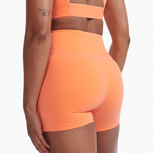 Latest Design Women Compression <b>Shorts</b>-Eco-Friendly Breathable Quick Dry Anti-Wrinkle High Quality Skinny Fit Elastic Waist - Product Image 2