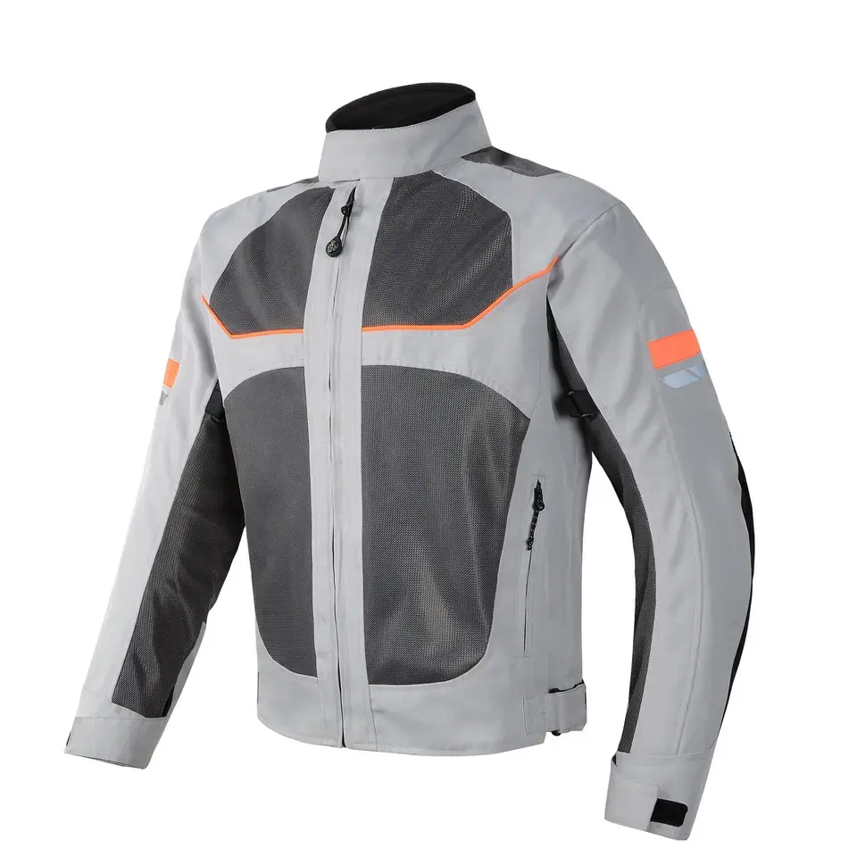 Мужская мотоциклетная куртка Vemar, светоотражающая куртка из ткани Оксфорд, одежда для езды на мотоцикле, на лето