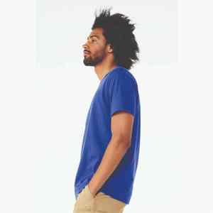 T-shirts personnalisés en gros à col rond et manches courtes, 100 % coton tricoté, pour hommes, avec motifs à thème - Product Image 5