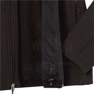 Chaqueta Softshell de alta calidad para hombre, a prueba de viento, tela de lona de invierno, cuello con capucha, recién llegado, servicio OEM disponible - Product Image 5