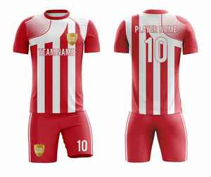 Derniers modèles d'uniformes de football personnalisés légers à manches courtes 2026 |   Maillots sublimés respirants |   Kits OEM - Product Image 1