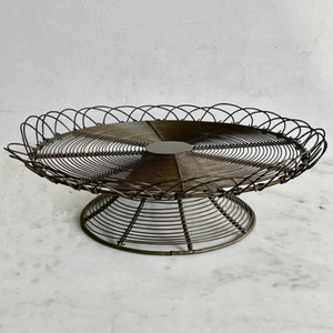 Soporte para Pastel de Una Sola Capa, de Malla de Alambre de Hierro, Ecológico, Apto para Lavavajillas, con Acabado Negro, para Hogar, Bodas, Fiestas de Cumpleaños, Decoración de Mesa - Product Image 2