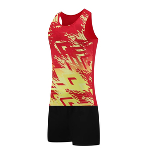 Vente en gros d'uniformes de course à pied logo personnalisé sublimation uniformes d'athlétisme d'été design unique en nylon de qualité supérieure - Product Image 2