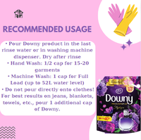 Downy Parfum pelembut kain Mystique 3L aroma segar untuk pakaian grosir pelembut kain Alami buatan Vietnam