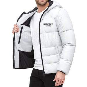 Chaqueta acolchada ajustada de fabricación profesional para hombre, ropa informal, chaqueta acolchada gruesa a la moda para exteriores para hombre con personalización - Product Image 6