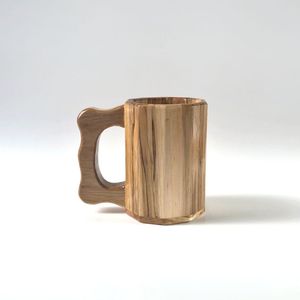 RUSTIC TOP QUALITY WOODEN BEER <b>MUG</b> <b>BAMBOO</b> HANDLE COFFEE <b>Mug</b> Office Home Business Gift Wholesale <b>Mug</b> Christmas - Product Image 3