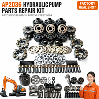 Kit de réparation de pièces de pompe à piston hydraulique AP2D36LV3S7-889-3 AP2D36LV1RS7-938-4 AP2D36LVTRS7 : Bloc-cylindres, plaque de soupape, arbre de transmission