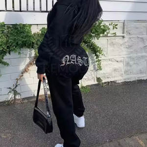 Conjunto Deportivo Informal de Invierno para Mujer, con Pedrería, de Lujo, para Hacer Ejercicio - Product Image 4