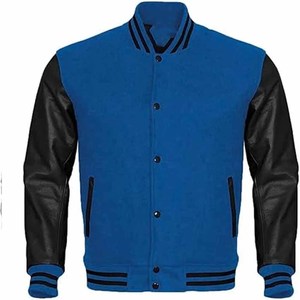 Custom Embroidery logo Winter Bomber <b>Baseball</b> Varisty <b>Jacket</b> Sleeves Letterman Varsity CollegeBaseballjacket <b>for</b> <b>men</b> - Product Image 1