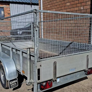 Remolque utilitario Sari SA2000A 3mx1.50m 2000kg para materiales de construcción con frenos en venta - Product Image 1