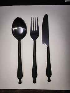 Juego de Cubiertos Shadow Forged, Forjados a Mano, de Acero Inoxidable Rústico, Aptos para Lavavajillas, Duraderos, para Restaurantes y Hoteles de Lujo - Product Image 6