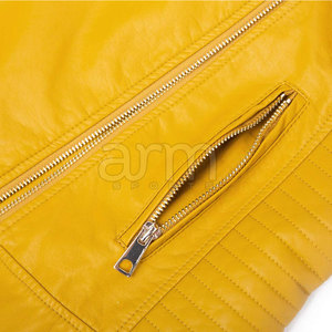 Latest Design Reasonable Price Women <b>Winter</b> <b>Jacket</b> Premium Quality Top Selling Women <b>Leather</b> <b>Jacket</b> Made In Pakistan - Product Image 6