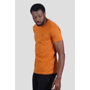 Venta al por mayor de camisetas de algodón para hombre cuello redondo manga corta diseño competitivo precio pedido a granel fabricante indio - Product Image 3