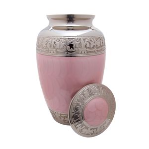 Urna de cremación de latón fundido para cenizas humanas, urnas para adultos hechas a mano antiguas de plata de la mejor calidad, urnas al por mayor, suministros funerarios - Product Image 4