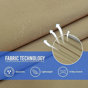 PURITY SPORTS Pantalones Cortos Deportivos para Hombre de Secado Rápido, Antiarrugas, Transpirables, Ecológicos, de Tela Oxford, con Logotipo Personalizado en la Parte Delantera y Cintura Elástica - Product Image 3