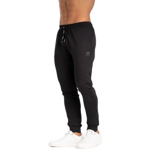 Pantalon de jogging en coton pour hommes coupe décontractée poignets élastiques doux et confortable - Product Image 1