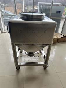 حاوية IBC من الفولاذ المقاوم للصدأ مخصصة بسعة 370 لتر و500 لتر و1000 لتر، مصنوعة من الفولاذ المقاوم للصدأ 304 و316L لتخزين ونقل المساحيق - Product Image 6