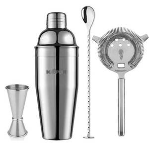 Juego de coctelera de acero hecho a mano único de alta calidad, herramientas de barman para mezclar bebidas para bares y Artículos de bar - Product Image 1