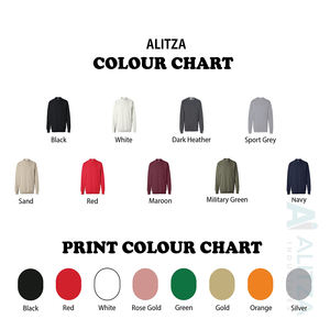 Alitza-Sudadera con forro polar para hombre, ropa interior personalizable, 100% algodón, jersey de cuello redondo de peso pesado, venta al por mayor - Product Image 6