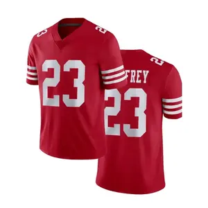 American Football Uniform Pakistan Breathable Embroidery Chrome Letters Personalized Plus Size Team Jerseys - Product Image 3