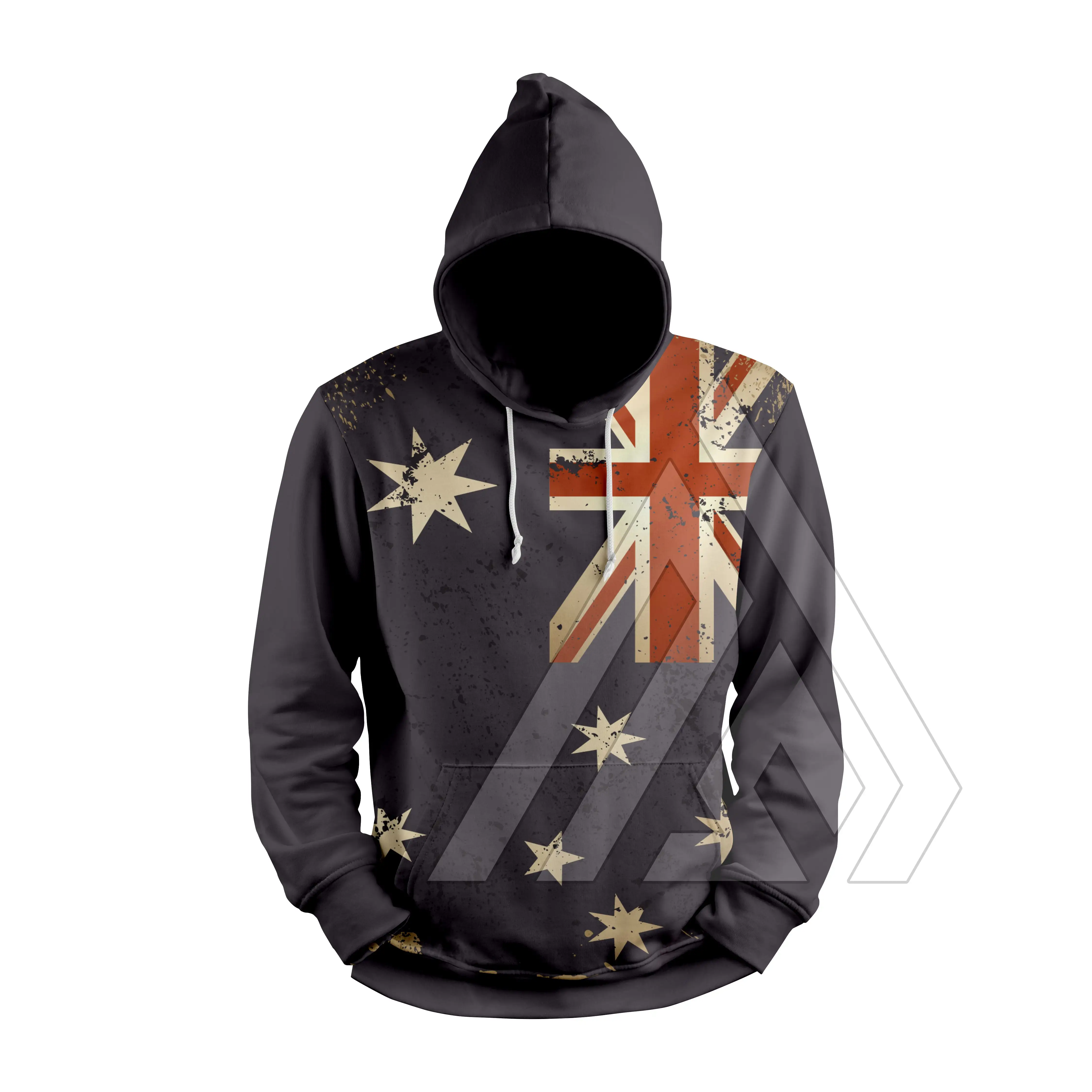 Prezzo basso personalizzato ricamato Canada Australia UK USA Pattern Country Flag Patch per felpa con cappuccio