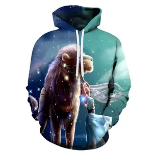 Refresh your casual look with this cotton blended printed mens <b>hoodie</b> designed with multi-tone panels and <b>thermal</b> - Product Image 6