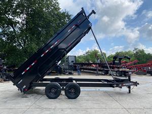 Remolque volquete telescópico 7x16 16K 8 toneladas a la venta Remolque basculante hidráulico resistente - Product Image 4