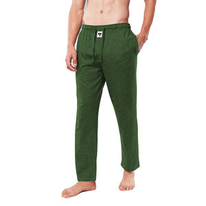 Men's Trendy Casual Pants 100% Cotton Canvas Sweatpants with <b>Drawstring</b> Closure Flat Front Mid Waist Casual <b>Trousers</b> - Product Image 5