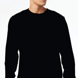 Camiseta Jersey manga larga unisex-Negro, 100% algodón Airlume, 4,2 oz - Product Image 6