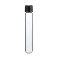Tube de culture à fond plat utilisé pour la culture des tissus et les banques de sang, fabriqué en verre borosilicate de qualité supérieure pour réduire les changements de pH