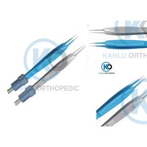 Pince bipolaire pour robot chirurgical intelligent isolé 0.4mm avec câble bijoutiers conception à baïonnette droite - Product Image 3