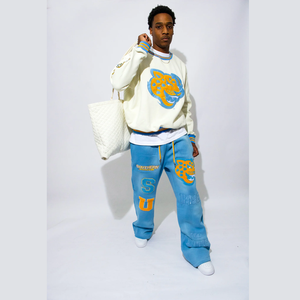 2026 Southern University Jaguars 1880 y logotipo personalizado College Logo 100% pulóver cuello redondo sudadera bordada para la temporada de invierno - Product Image 5