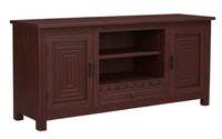 Meuble console multimédia au design moderne, buffet en bois massif sculpté à la main avec espace de rangement pour salle à manger, bar à domicile, chambre à coucher