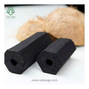 ถ่านกะลามะพร้าวทรงหกเหลี่ยมผลิตจากเวียดนามสำหรับเตาย่างบาร์บีคิวและเตาย่างร้อน - Product Image 1