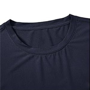 Ensemble short et t-shirt de sport d'été respirant personnalisé pour hommes Ensemble de t-shirts tricotés décontractés à manches courtes unies - Product Image 6