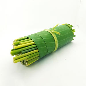 Pailles à boire en herbe naturelle, paille jetable écologique Vietnam 2019 taille personnalisée - Product Image 1
