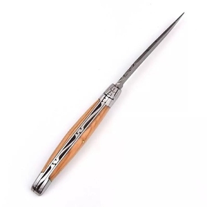 Couteau à steak pliant multifonction Laguiole français Couteau de poche extérieur Support personnalisé ODM/OEM - Product Image 2