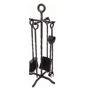 Customized Size Metal Fire <b>Tools</b> Metal Iron Black Powder Coated Finished Metal Fire <b>Tools</b> Premium Quality Iron - Product Image 5