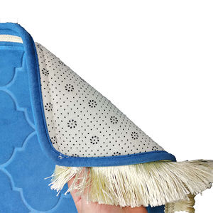 Tapis de prière portable de haute qualité tapis de poche tapis tapis de prière islamique Polyester plaine tapis de prière musulman épais en relief - Product Image 6