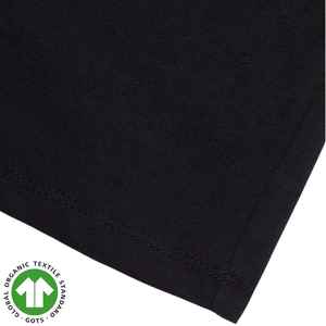 T-shirt unisexe durable pour femmes en coton biologique doux avec col côtelé écologique et polyvalent pour l'été - Product Image 3