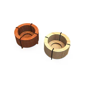 Bougeoir en bois de luxe fait à la main pour la décoration de la maison pour le salon chambre à coucher jardin extérieur-disponible aux prix de gros - Product Image 5