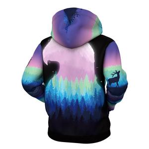 Sweat-shirts à manches longues pour hommes, personnalisables par sublimation, fermeture éclair, tissu polaire en polyester chaud, motif de fermeture éclair 3D, impression intégrale, design pour hommes - Product Image 3