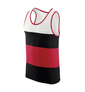 Camiseta sin mangas de entrenamiento para hombre, transpirable, de secado rápido, respetuosa con el medio ambiente, de alta calidad y con logotipo personalizado, holgada, estilo callejero para correr - Product Image 5